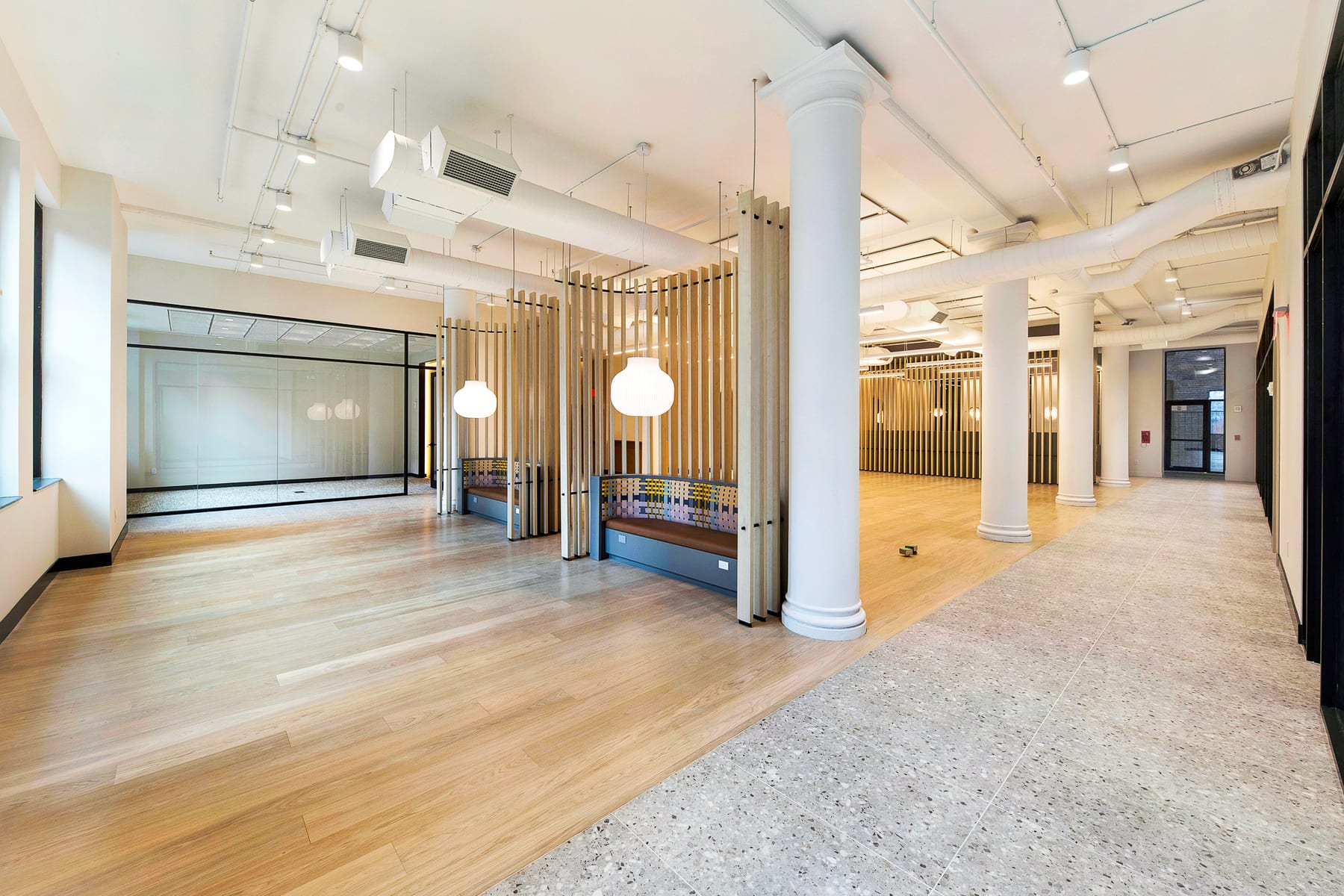 A newly pre-built floor at 37 East 18th